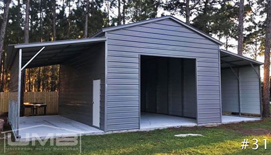 42x30 Metal Barn Building Universal Metal Buildings
