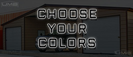 choose the color of your metal building - Universal Metal Buildings